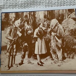 Vintage the wizard of OZ Movie Scene Print.